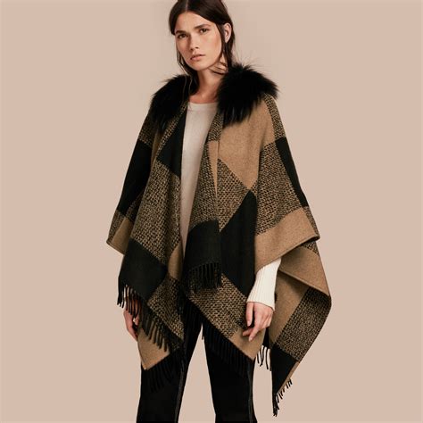 burberry poncho website